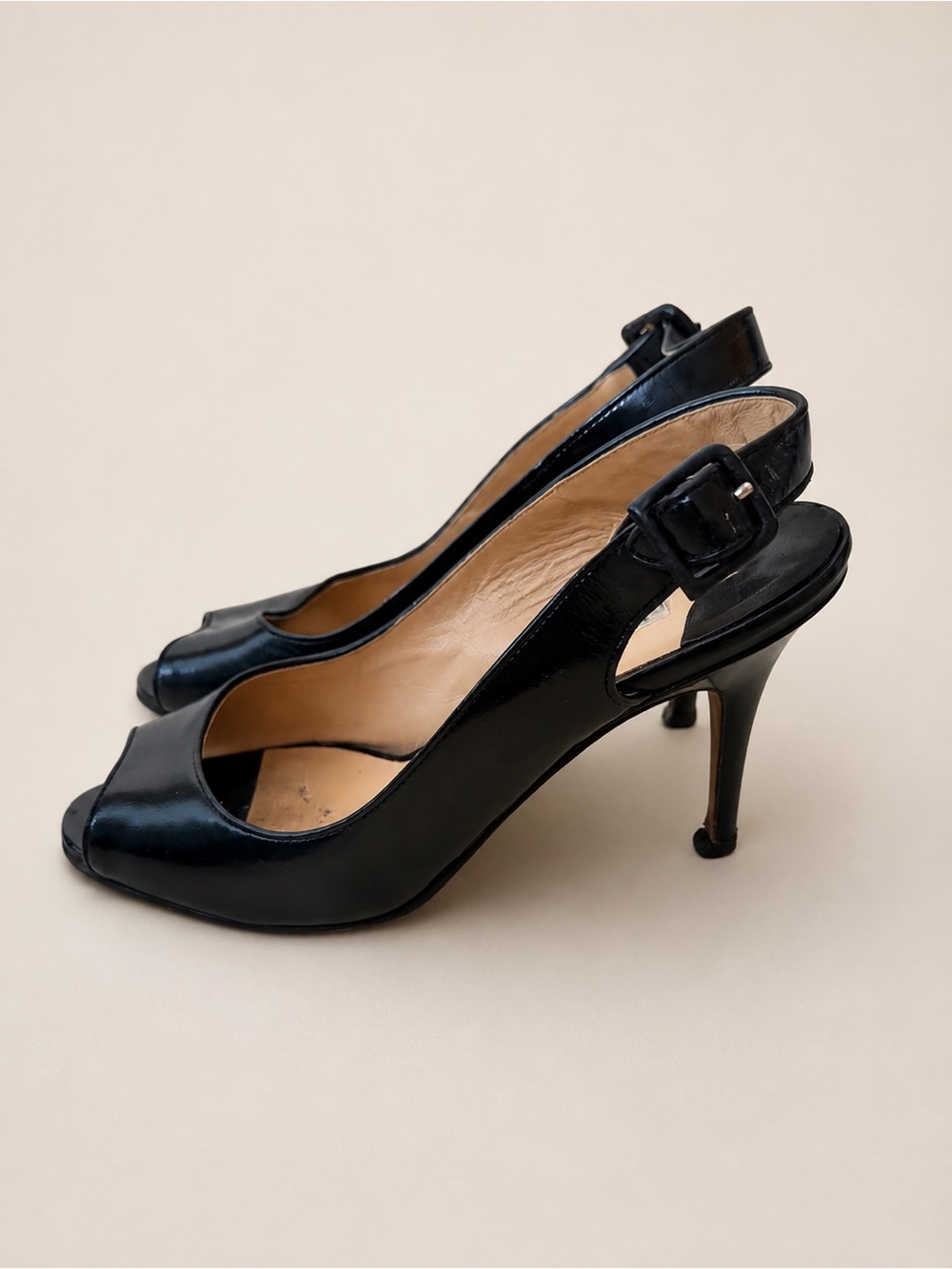 Manolo Blahnik Patent Leather Heels Size 6 Black Project Luxury Classy High End